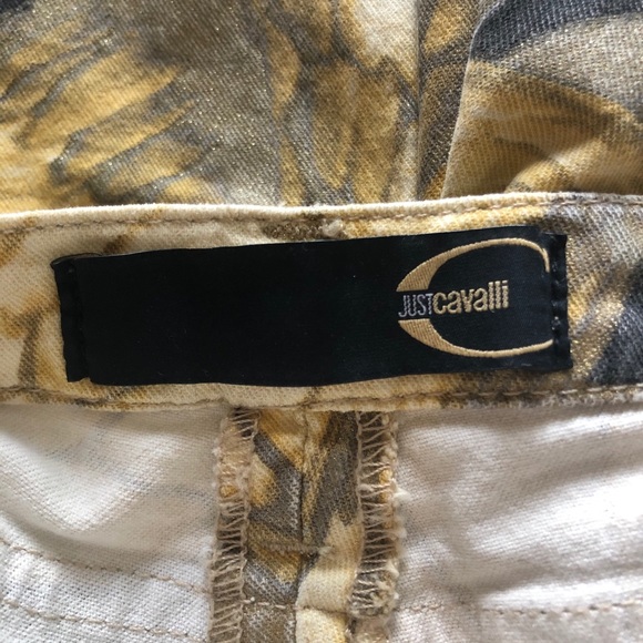 COPY - Just Cavalli Jean Skirt Size 44 US 8 Midi Low Rise - Picture 11 of 16